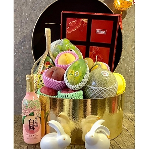M96 Mid Autumn Festival Fruit Basket - Fruit Hamper Box M96 Mid Autumn Festival Fruit Basket - Fruit Hamper Box